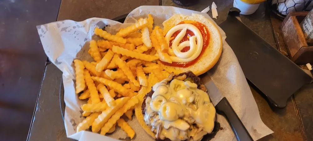 Jalapeno Burger and Fries
